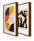 Conjunto 2 Quadros Decorativos Bauhaus Picasso Style - comprar online