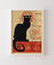 Quadro Decorativo Chat Noir Théophile Steinlen - comprar online