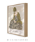 Quadro Decorativo Egon Schiele Edith with Striped Dress - comprar online