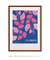 Quadro Decorativo Flower Moderna Collection Azul - comprar online