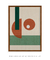 Quadro Decorativo Geométrico Terroso Estilo Bauhaus na internet
