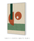 Quadro Decorativo Geométrico Terroso Estilo Bauhaus - loja online