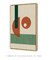 Quadro Decorativo Geométrico Terroso Estilo Bauhaus - comprar online