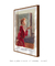 Quadro Decorativo Rodolfo Amoedo Figura Feminina de Vermelho à Janela - comprar online