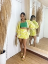 Conjunto Kimono - Estampa Verde P e M ( Sem Top )