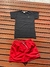 Conjunto LACOSTE Negro y rojo