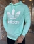 Canguro Adidas verde agua