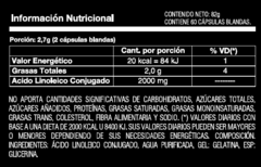 Cla 1000 Capsulas 60 Natural Nutrition - comprar online