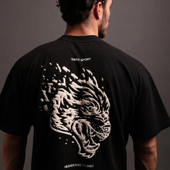 Camiseta Wolf Preta