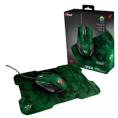 COMBO MOUSE/PAD TRUST RIXA CAMUFLADO