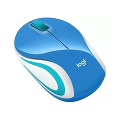 MOUSE LOGITECH M187 INALAMBRICO MINI AZUL - comprar online