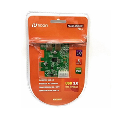 PLACA USB 3.0 NOGA KW-PE404 PCI-E - comprar online