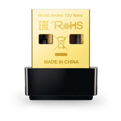 RECEPTOR WIFI USB TP-LINK ARCHER T2UNANO AC600 DUAL BAND - comprar online