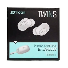 AURICULAR BLUETOOTH TWINS NOGA NG-BTWINS 21 BLANCO en internet