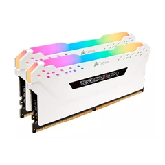 PACK MEMORIA RAM DDR4 2X8GB CORSAIR 2666MHZ VENGEANCE RGB PRO WHITE en internet