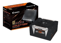 FUENTE 750W AORUS 80 PLUS GOLD FULL MODULAR