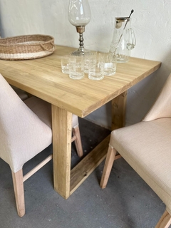 Imagen de MESA DE ALAMO NATURAL - MODELO NEBRASKA - $ 359.000