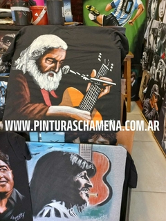 REMERA DE JOSE LARRALDE PINTADA A MANO 3 - comprar online