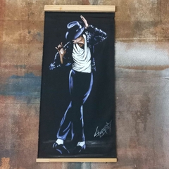 Tapiz de Michael Jackson 28 x 56 cm