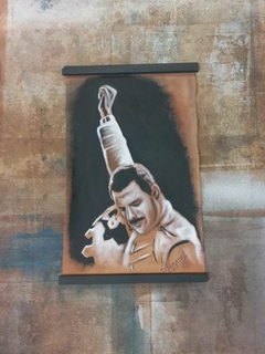 Tapiz de Freddie Mercury 32 x 50 cm
