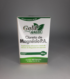 Cloreto de Magnésio P.A. Golden Green 500mg 60 Cápsulas