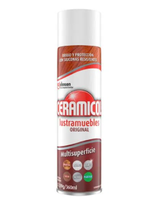 Lustramuebles en Aerosol Ceramicol x360ml