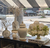 Florero con cuello vidrio color marmol - comprar online