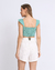 Cropped Tulipa Verde - comprar online