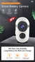 Tuya Smart Câmera de vigilância wifi sem fio com visão noturna IP66 na internet