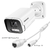 Câmera IP de segurança de áudio externo POE h.265 onvif CCTV - IP67 impermeável na internet