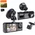 Câmera veicular Dash cam Full HD com visão noturna LENTE DUPLA