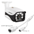 Câmera de segurança IP com visão noturna 4mp POE - IP67 - comprar online