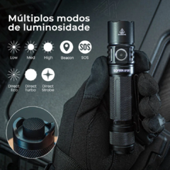 Lanterna Tática Sofirn SP35T 3800 Lumens Recarregável - comprar online