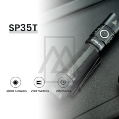 Lanterna Tática Sofirn SP35T 3800 Lumens Recarregável - loja online