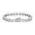 Pulseira Ice Flower Cravejado - 8mm Prata - comprar online