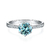 Anel Diamante Lab Gema Solitaria VVS1 Moissanite - Prata 925 - comprar online