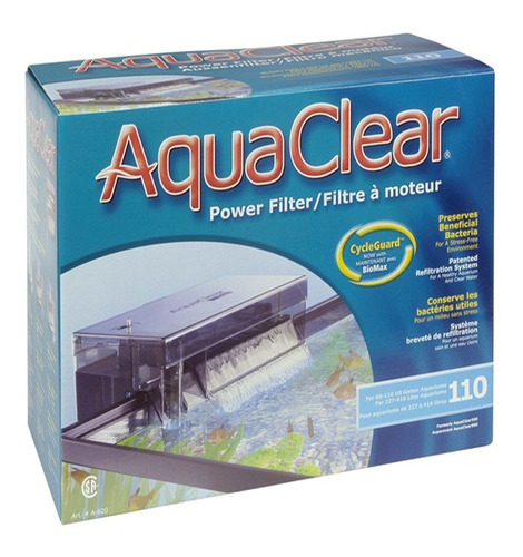 Filtro Cascada Aquaclear 110 C/materiales Acuarios 227a 416l