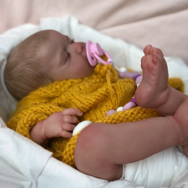 Bebê Reborn Realista Julia 60 cm Silicone e Corpo Tecido Pintura 3D - Boneca  Reborn Original Silicone