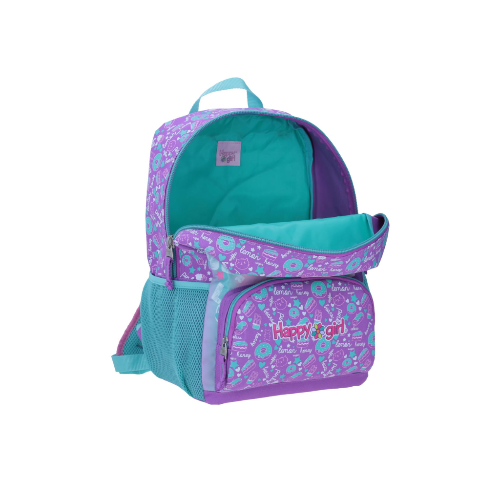 MOCHILA GRANDE MORADO HAPPY GIRL ANKY Mochilas Valpa