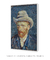 Quadro Autorretrato com Chapéu de Palha - Van Gogh - VIPAPIER