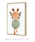 Quadro Girafa Chiclete Verde - loja online