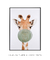 Quadro Girafa Chiclete Verde - loja online