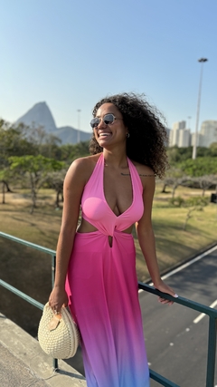 Vestido Mariah Degradê Rosa P ao GG - Mercê