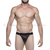 Cueca Jock Em Cirre Com Argola Preto SD Clothing Ref.: SD005-PR - que curtem a cultura BDSM - SD005P