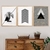 Kit Quadro Decorativo Elegant Triangles na internet