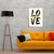 Quadro Decorativo All is Love na internet