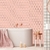 Papel de Parede Geométrico Stylish Soft Pink com Rose - comprar online