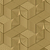 Papel de Parede Geométrico Cubos Dourado - loja online