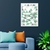 Quadro Decorativo Triângulos Neo Mint - comprar online