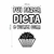 Adesivo Decorativo Frase "Dieta com Brigadeiro - comprar online